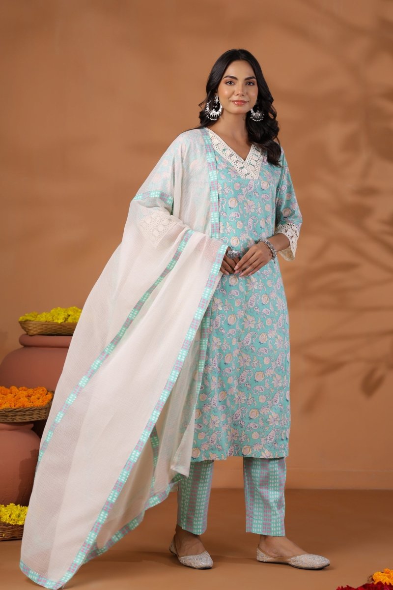 PAYAL Blue Kurta Suit Set for Anyday - Payal