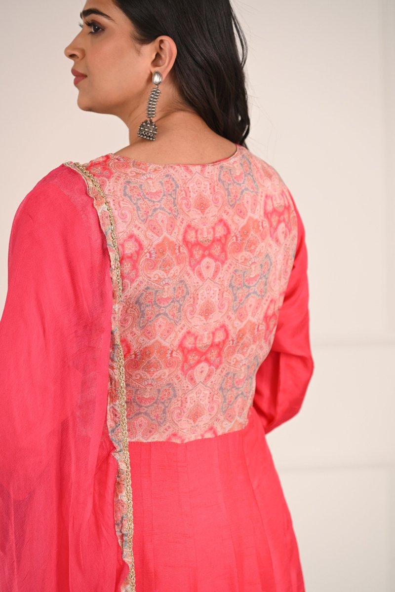 PAYAL Pink Festive Kalidar Suit Set for Special Occasions - Payal