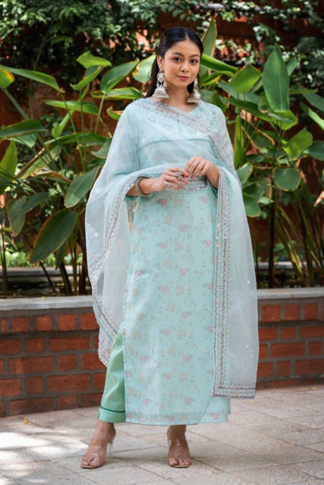 Chanderi Doby Suit Set - Payal