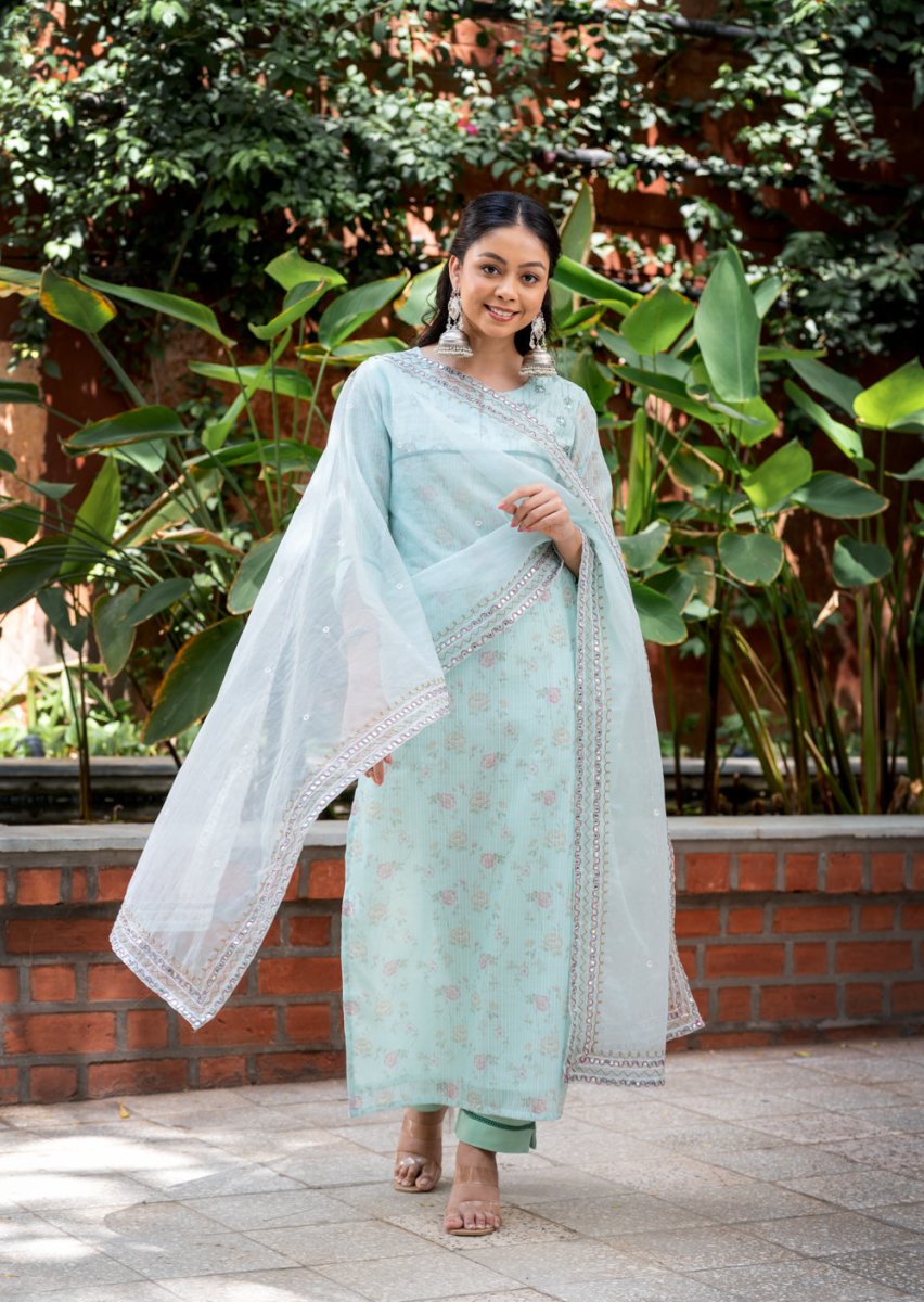 Chanderi Doby Suit Set - Payal