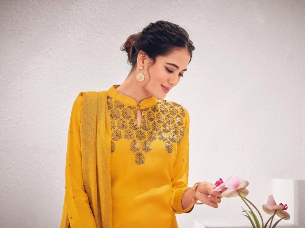 Gold Yellow Suit Set - Payal