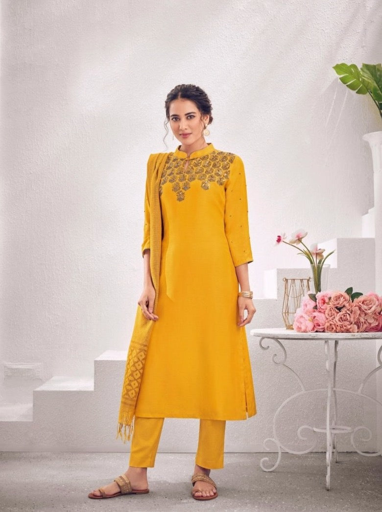 Gold Yellow Suit Set - Payal