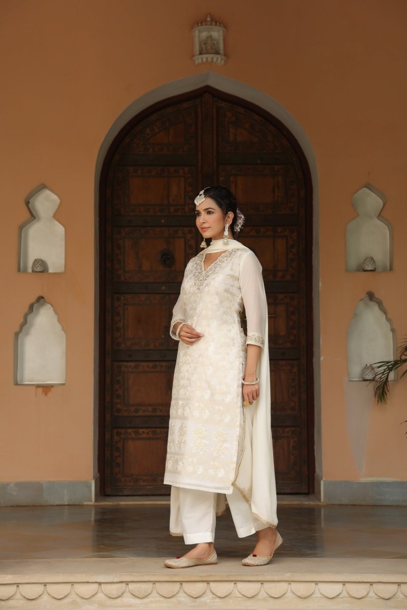 PAYAL Banarasi Brocade Festive Suit Set - Payal