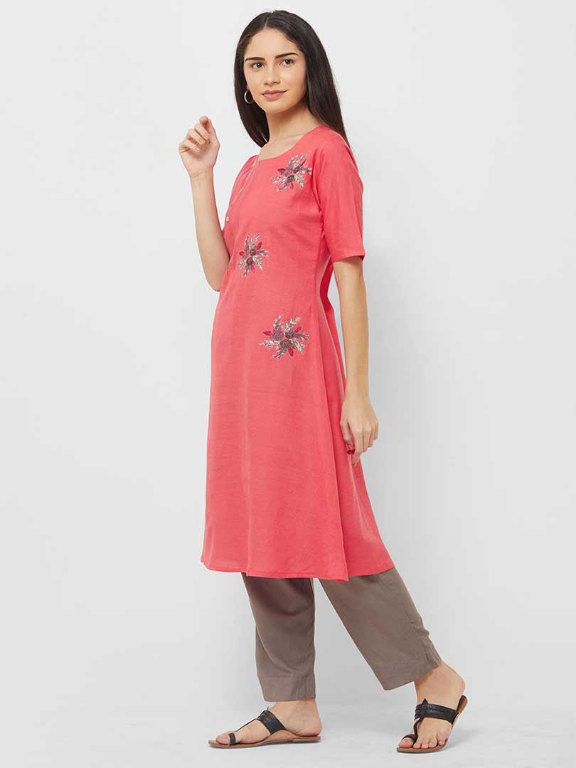 Payal Designer Aline Different Look Ethnic Wear Women Online Kurta-Kurti - Payal
