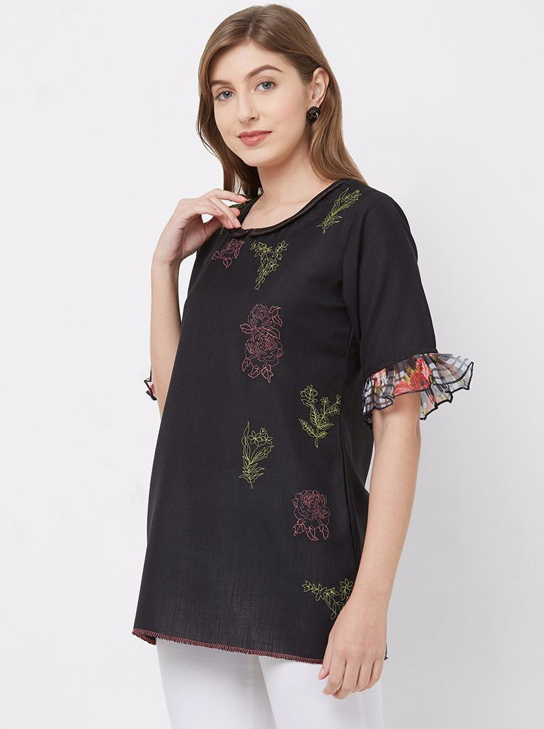 Payal Designer Aline Latest Blouse Sleeve Casual Online Tunic - Payal