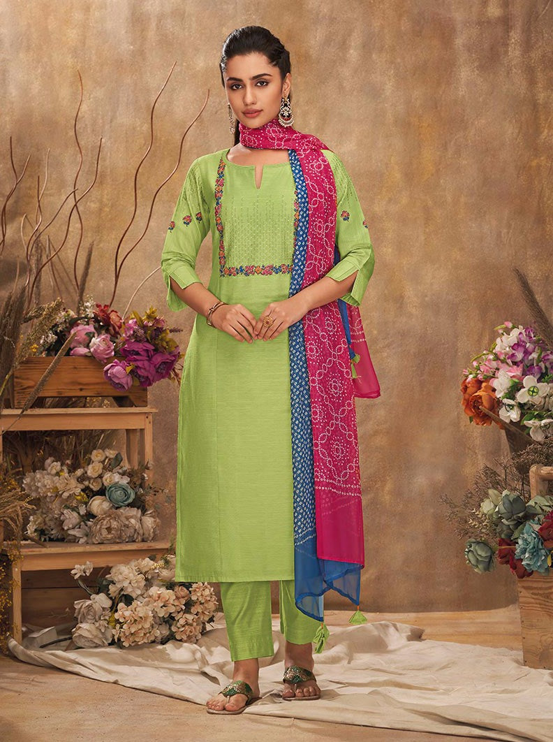 Payal Designer Straight Cut Different Look Ethnic Wear Festive Online Pent Suit - Payal