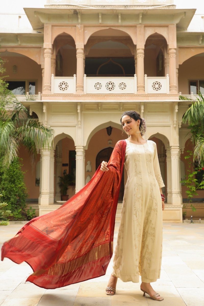 PAYAL Silk Anarkali Suit Set - Payal