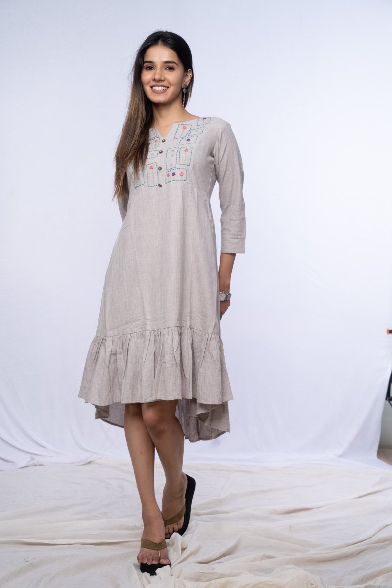 WOK Handcrafted Kurti Dress - Payal