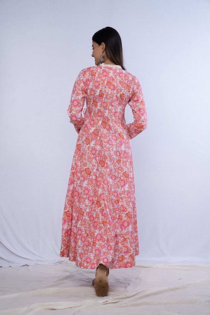 WOK Kalidar Angrakha Dress - Payal