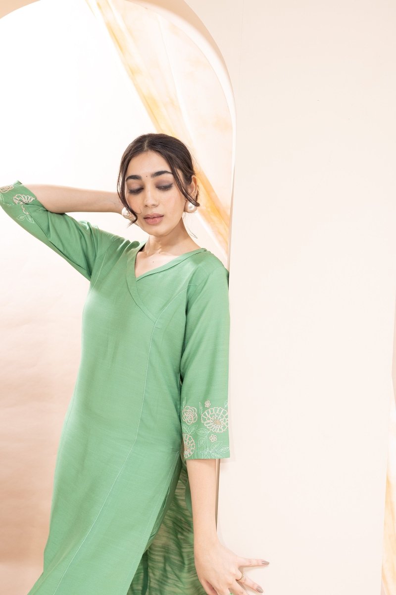 WOK Straight Casual Kurta Set - Payal